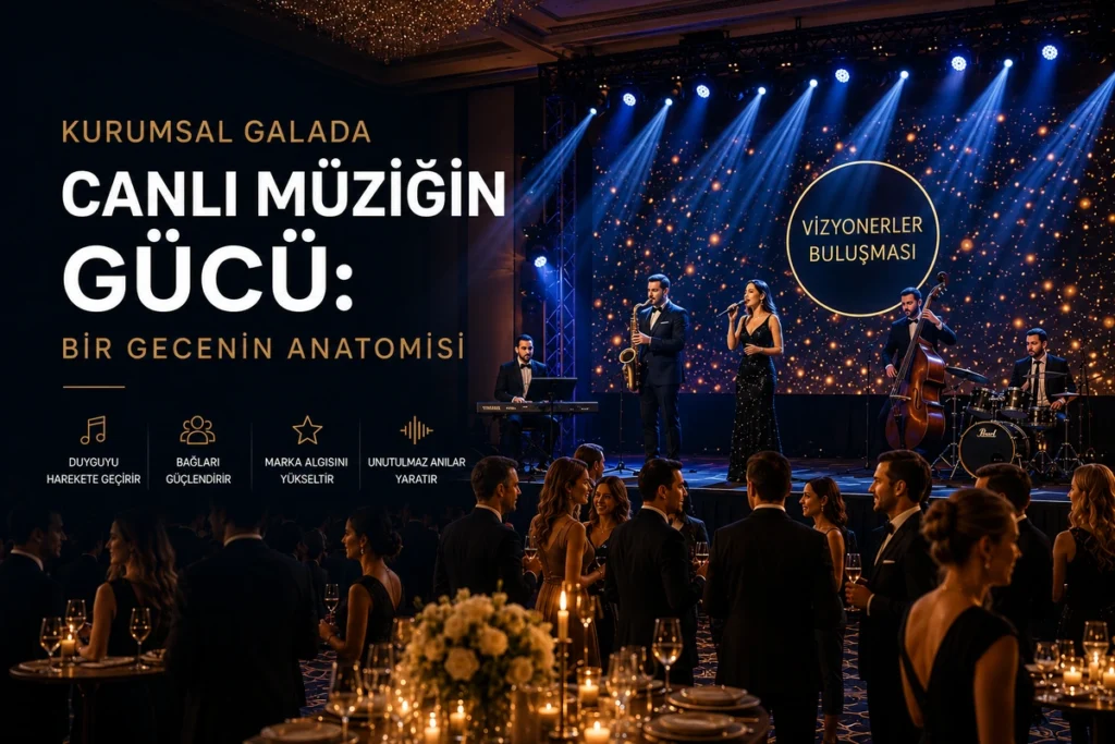 Kurumsal Galada Canlı Müziğin Gücü: Bir Gecenin Anatomisi