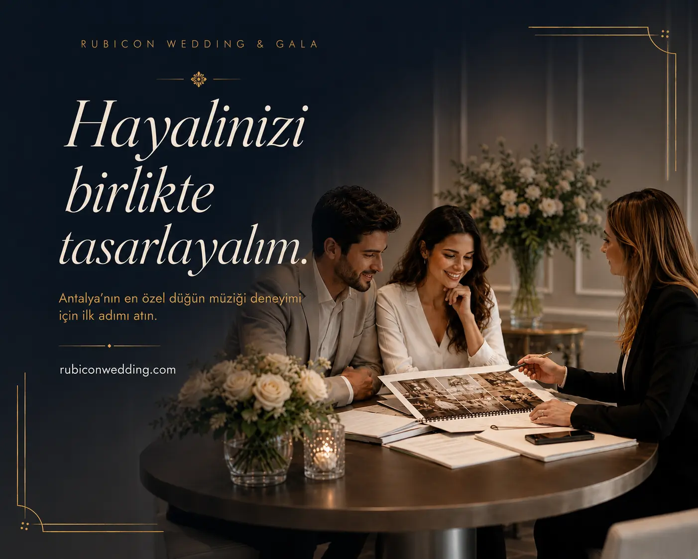 Rubicon Wedding Gala düğün müziği planlaması Antalya
